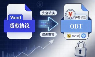 金融文档的“自主可控”：Python下实现Word到ODT的转换